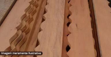 tabeira de madeira Tabeira 20 cm Lisa Garapeira + madeireira paulistinha